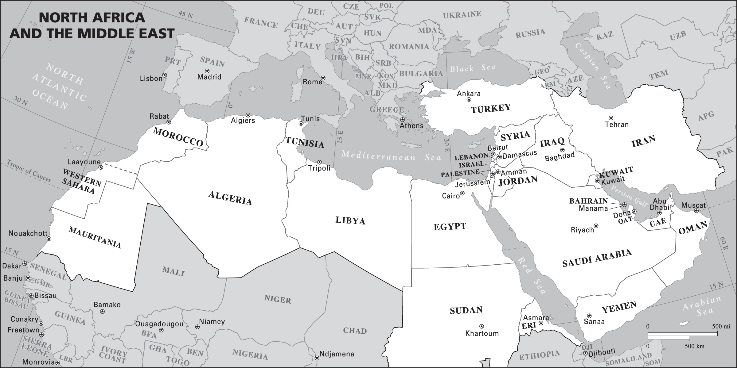 Maps Of The Arab World Hist120 The Arab Spring And Its Contexts
